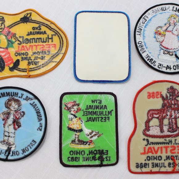 Vintage M.I. HUMMEL Lot of SIX Patches, Used, Collectible, NICE! 1978 - 1986 - Picture 2 of 12